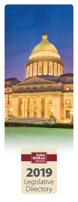 2019 Legislative Directory Arkansas Senate Arkansas Senate