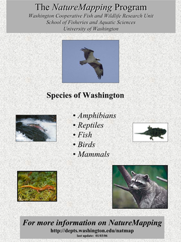 Washington Species List