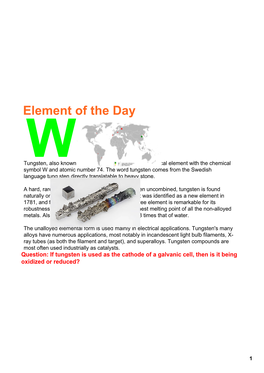 Element of the Day