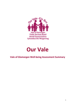 Vale of Glamorgan Well-Being Assessment Summary