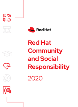 Red Hat Community and Social Responsibility 2020