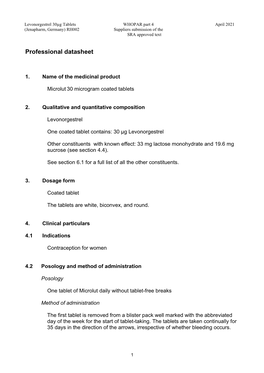 Part 4 April 2021 2014 (Jenapharm, Germany) RH002 Suppliers Submission of the SRA Approved Text