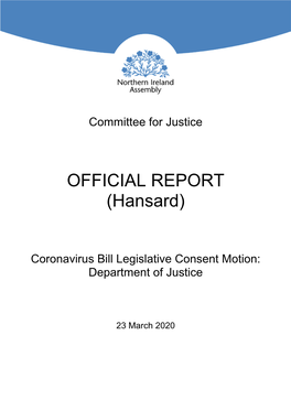 OFFICIAL REPORT (Hansard)