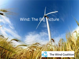 Harvesting the Benefits of Wind