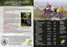 Midlothian Walking Festival