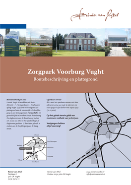 Zorgpark Voorburg Vught Routebeschrijving En Plattegrond