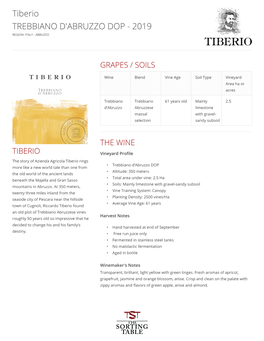 Trebbiano D'abruzzo Dop - 2019 Region: Italy - Abruzzo