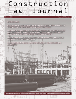 Construction Law Journal
