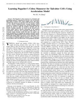 Learning Pugachev's Cobra Maneuver for Tail-Sitter Uavs Using