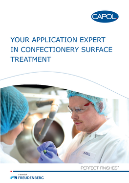 Your Application Expert in Confectionery Surface Treatment