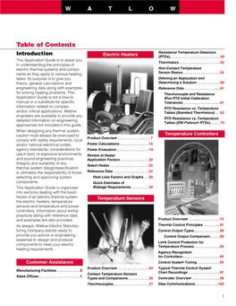 Thermal Component Reference Guide