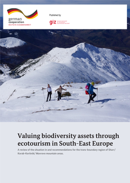 Valuing Biodiversity Assets Through Ecotourism in SEE (Pdf, 2.20