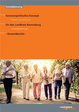 Sozialplanung Seniorenpolitisches Konzept Für Den Landkreis Ravensburg