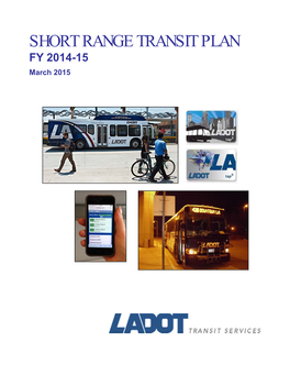 LADOT Short Range Transit Plan 2014-2015