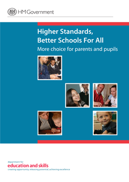 Higher Standards, Better Schools For