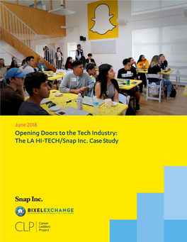 The LA HI-TECH/Snap Inc. Case Study