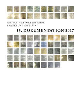 15. DOKUMENTATION 2017 Frankfurt Am Main 15