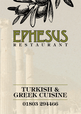 Turkish & Greek Cuisine