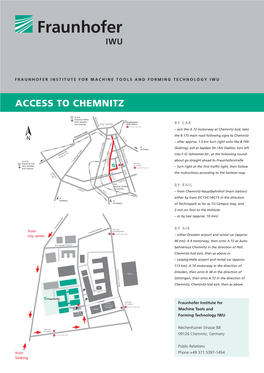 Access to Chemnitz