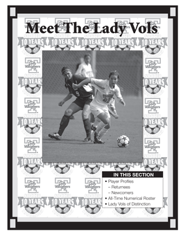 Meet the Lady Vols