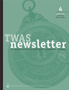 TWAS Newsletter Vol. 13 No. 4