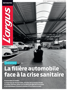 La Filière Automobile Face À La Crise Sanitaire