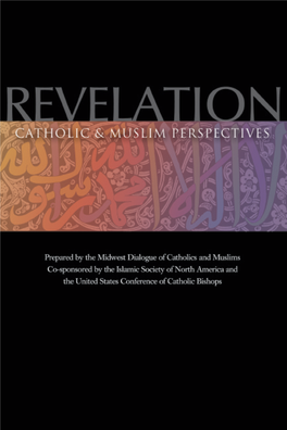 Revelation: Catholic and Muslim Perspectives