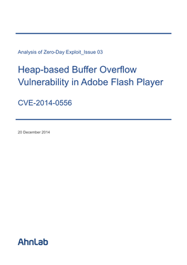 Heap-Based Buffer Overflow Vulnerability in Adobe Flash Player