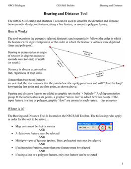 Bearing and Distance Tool