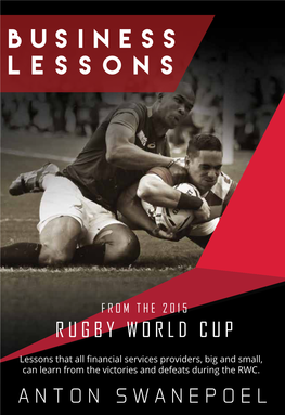 Business Lessons from the 2015 Rugby World Cup