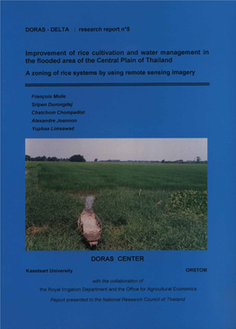 Improvement of Rice Cultivation and Water Management in the Flooded Area of the Central Plain of Thailand