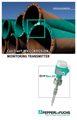 Corrtran® MV CORROSION MONITORING TRANSMITTER