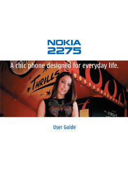 Nokia 2275 User Guide