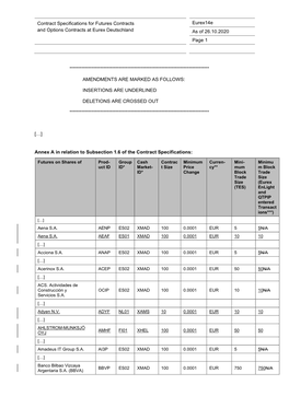 Anlage 1 History Eurex14e 2020