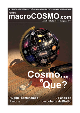 Revista Macrocosmo.Com Ano II - Edição Nº 16 - Março De 2005