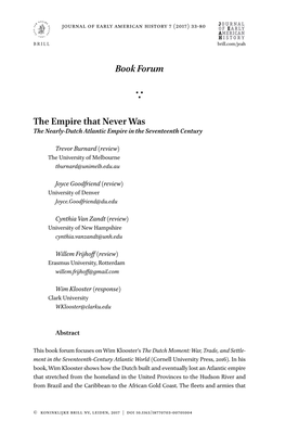 Book Forum the Empire That Never