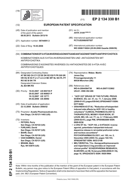 Combinations of 5-Ht2a Inverse Agonists And