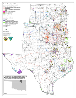 Surface Ownership and BIA-Administered Tribal