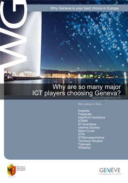 Why Are So Many Major ICT Players Choosing Geneva?