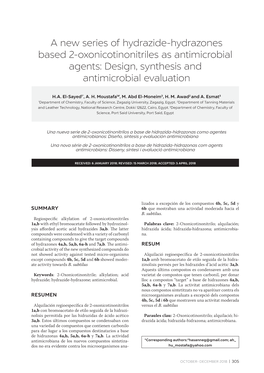 A New Series of Hydrazide-Hydrazones Based 2-Oxonicotinonitriles As Antimicrobial Agents: Design, Synthesis and Antimicrobial Evaluation