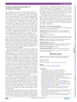 Paradoxical Gastrointestinal Effects of Interleukin-17 Blockers