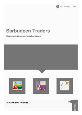 Sarbudeen Traders