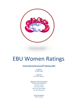 EBU Women Ratings