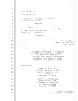 Transcript of Proceedings in the Court Of