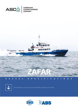 V E S S E L S P E C I F I C a T I O N S Azerbaijan Caspian Shipping