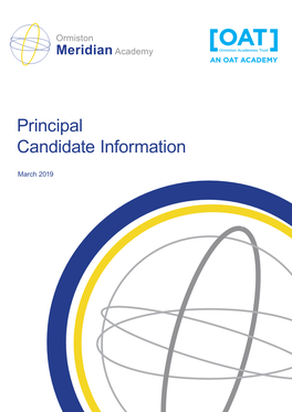 Principal Candidate Information