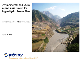 Environmental and Social Impacts