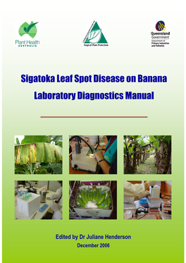 Sigatoka Leaf Spot Disease on Banana Laboratory Diagnostics Manual