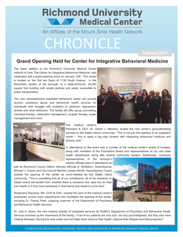 CHRONICLE February 2017