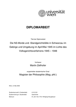 Diplomarbeit